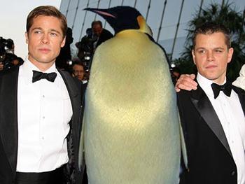 Brad Pitt e Matt Damon dublagem Happy Feet 2: O Pinguim