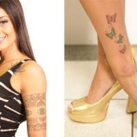 Tatuagens das Bailarinas do Faustão