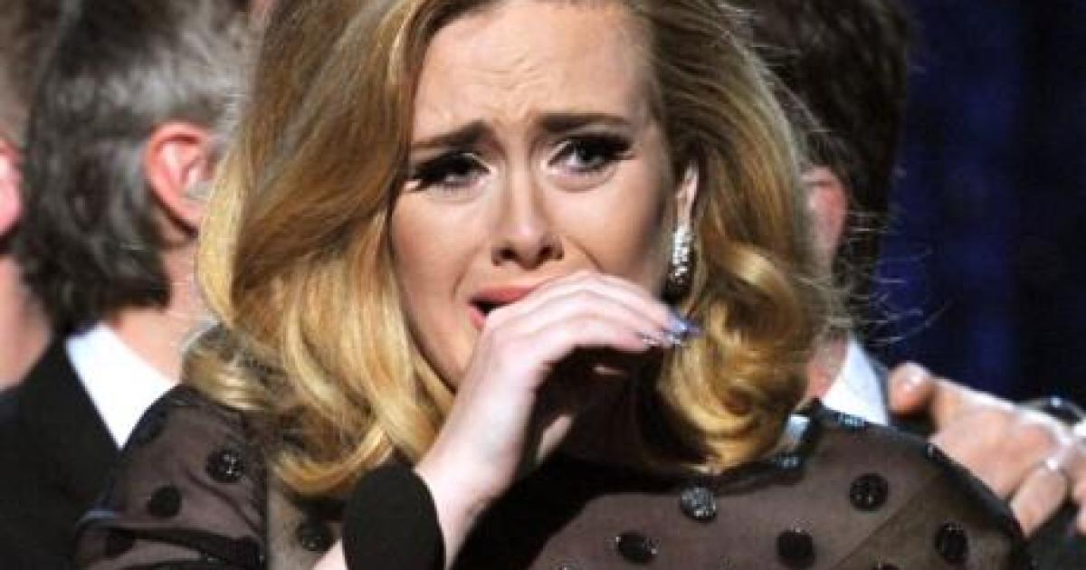 Adele chora Grammy 2012