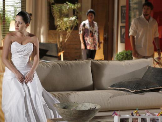 Ana vestida de noiva casamento a vida da gente