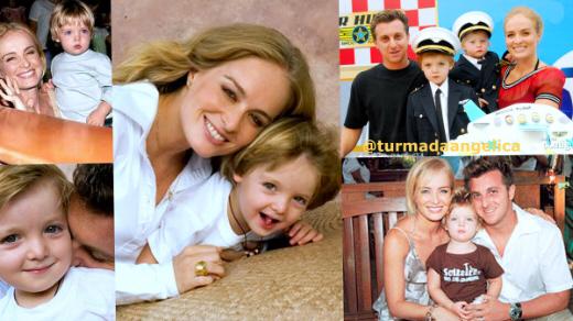 Angélica grávida e filhos Luciano Huck