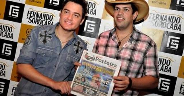 Fernando e Sorocaba fazem show na Estância Nativa Sertaneja (Foto: Gilberto Freitas / OsPaparazzi)
