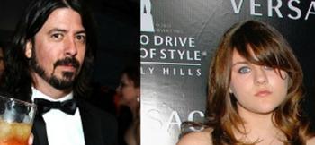 Dave Grohl e Frances Bean Cobain filha de Courtney Love