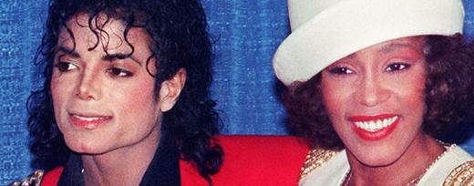 Michael Jackson e Whitney Houston namorando