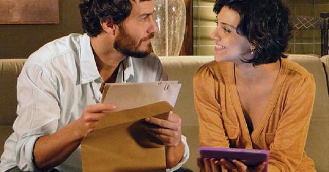 Rodrigo (Gabriel Braga Nunes) e Miriam (Letícia Persiles) Amor Eterno Amor