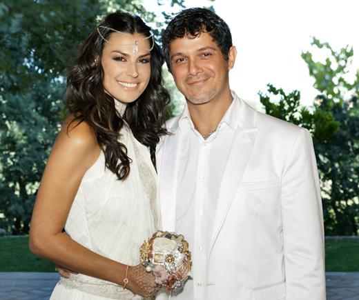 Alejandro Sanz e Raquel Pereira casamento