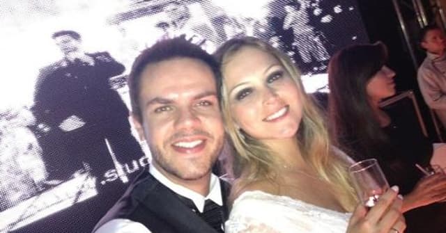 Vinicius Valverde e Vivian Gonzaga se casaram neste sábado, em Taubaté, no interior de São Paulo; veja fotos do casamento