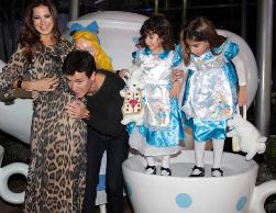 As filhas de Rodrigo Faro fizeram aniversário; Rafaella Justus, filha de Ticiane Pinheiro e Roberto Justus, esteve na festa