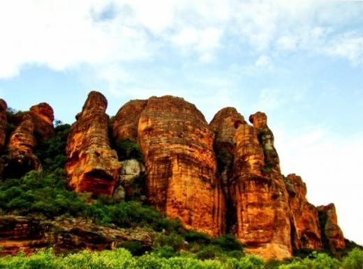 Foto da Serra da Capivara - Piauí