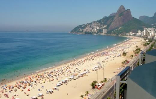 Imagem da praia de Ipanema