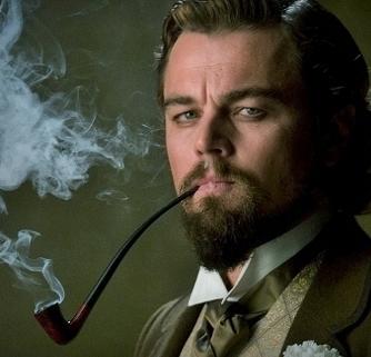 Leonardo DiCaprio no filme Django Livre, do Tarantino