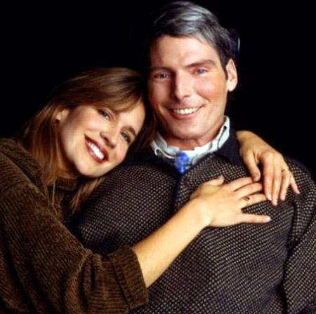 Christopher Reeve e sua esposa Dana Morosini
