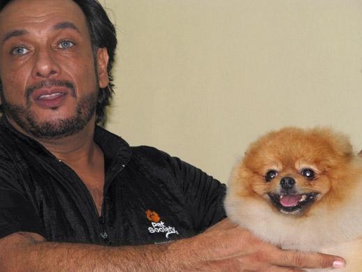 Sergio Vallasanti começou sua carreira sendo dog sitter