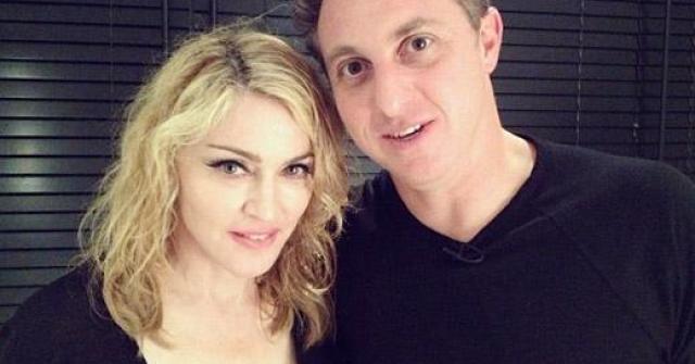 Madonna dá entrevista ao Luciano Huck e fala sobre novidades no show do Brasil