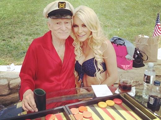 Hugh Hefner e Crystal Harris vão finalmente se casar