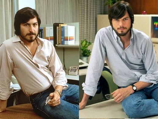 Steve Jobs e Ashton Kutcher