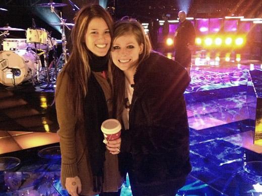 Cassadee Pope e Avril Lavigne (Foto: Reprodução/ Facebook)