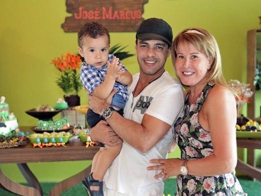 Zezé DiCamargo e Zilu no aniversário de José Marcus