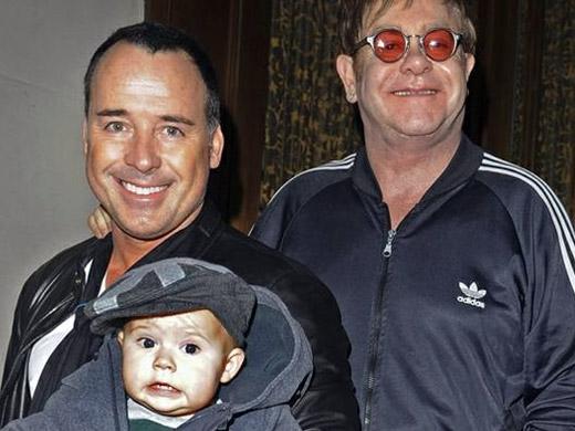 Elton John, David Furnish e Zachary