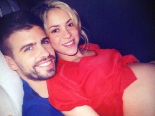 Shakira grávida de Piqué