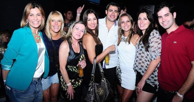 O aniversariante, Rafael cabreira, comemora aniversário no Guten Bier e Anexo da Nena