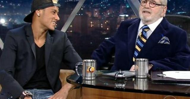 Neymar e Jô Soares (Foto: Reprodução/ Programa do Jô)