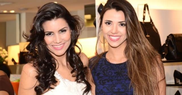 Mariana Felício e Emyli Nascimento participam de coquetel de lançamento da nova coleção Arezzo 2013