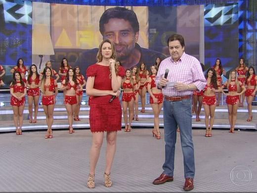 Luana Piovani no Domingão do Faustão (Foto: Domingão do Faustão/ Rede Globo)