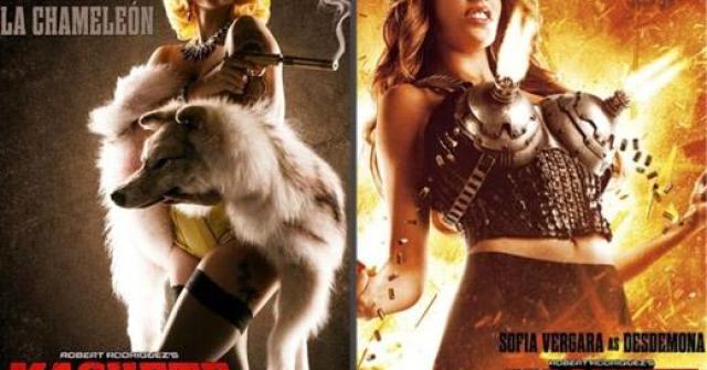 Lady Gaga e Sofia Vergara no filme Machete Kills