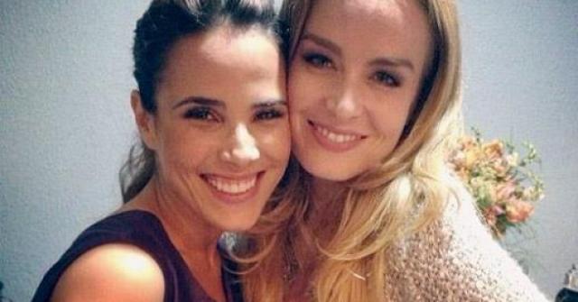 Wanessa e Angélica participam de evento para mamães (Foto: Instagram/ Wanessa Camargo)