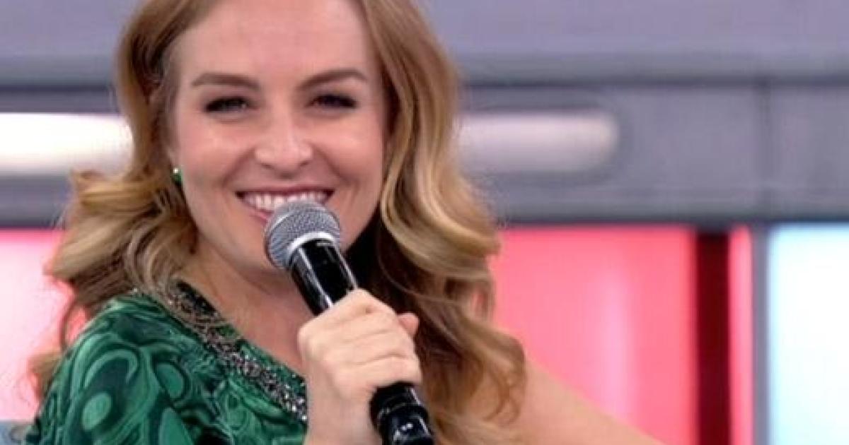 Angélica no programa Encontro com Fátima Bernardes