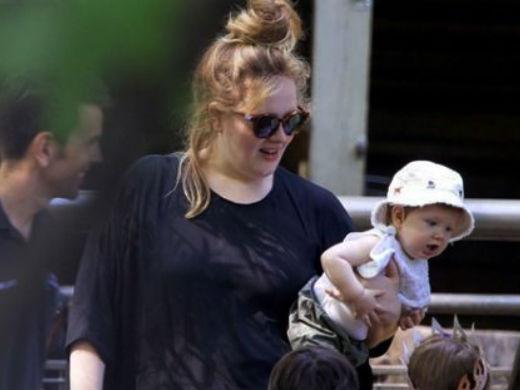 Adele e filho Angelo