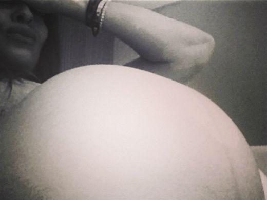 Atriz Juliana Paes brinca falando que vai explodir na gravidez; veja foto