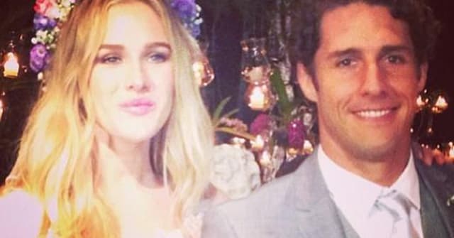 Fiorella Mattheis e Flávio Canto se casam no Rio de Janeiro