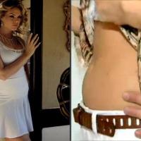 Grávida, Ana Hickmann faz seu primeiro ensaio e mostra barriga no Domingo Espetacular