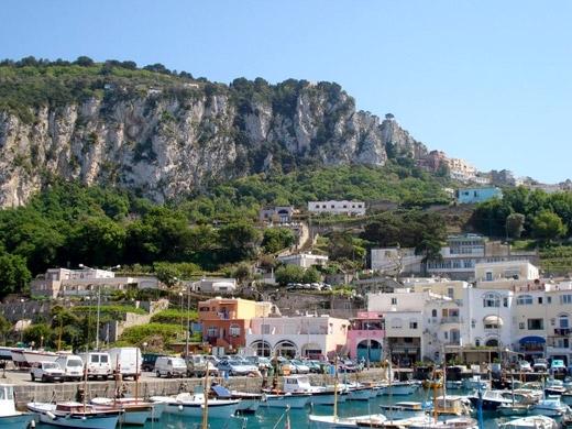 Vista da Ilha de Capri