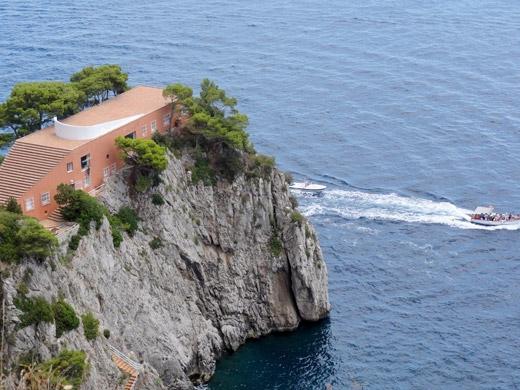 Casa Malaparte na Ilha de Capri