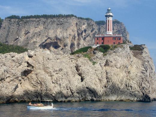 Ilha de Capri na Itália