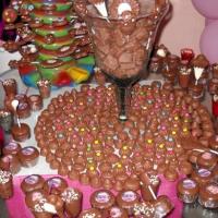 Decoração de chocolate para aniversário