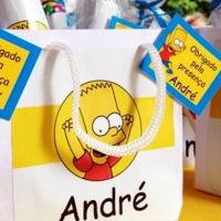 Festa de aniversário tema Simpsons
