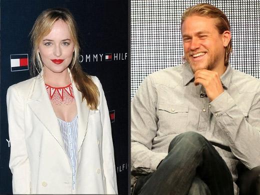 Dakota Johnson e Charlie Hunnam estão no filme 50 Tons de Cinza