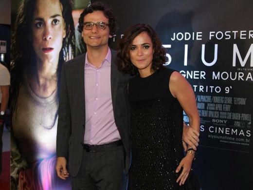 Wagner Moura e Alice Braga Elysium
