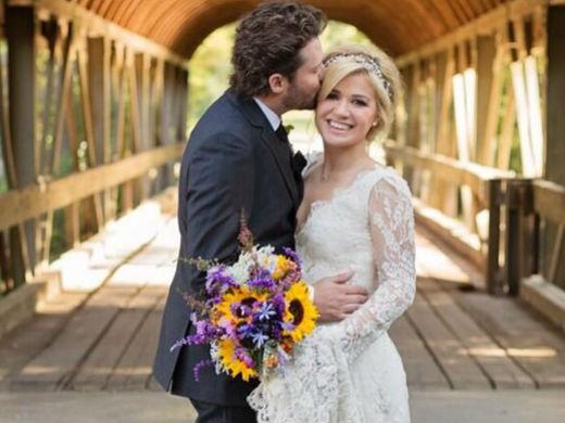 Kelly Clarkson casamento vestido de noiva