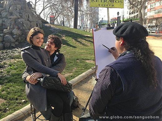 Sophie Charlotte e Marco Pigossi namorando vida real