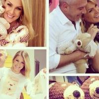 Ana Hickmann mostra os mimos para seu filho