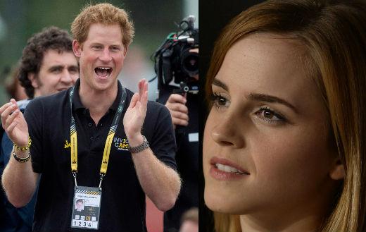 Príncipe Harry e Emma Watson namorando
