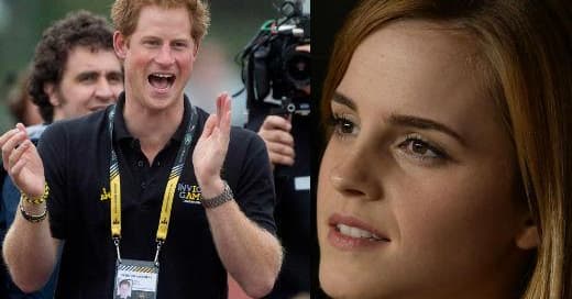 Príncipe Harry e Emma Watson namorando