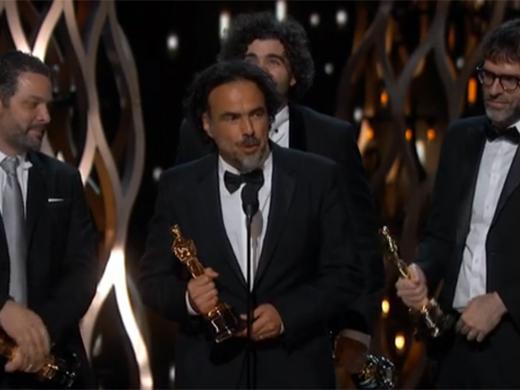 Alejandro Gonzáles Iñárritu diretor Birdman Oscar 2015 (Foto: Reprodução/ ABC)