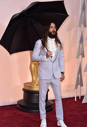 O estilo de Jared Leto também chamou atenção do mundo fashion