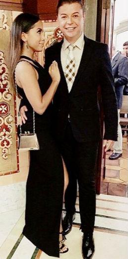 Anitta e David Brazil no casamento de Thiaguinho e Fernanda Souza